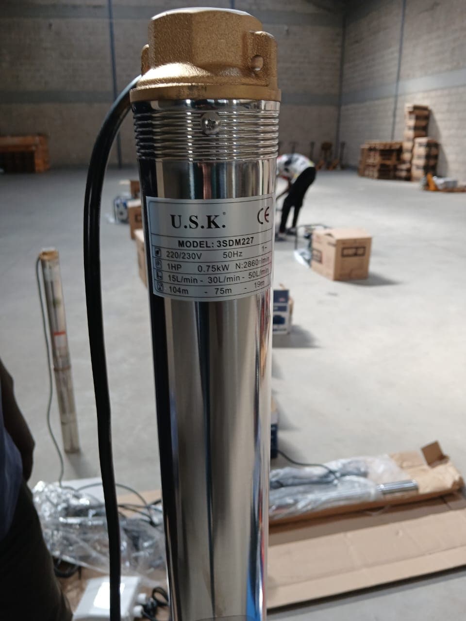 USK Unitech 0.75HP Submersible Pump - Image 1